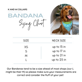 Lobsters and Bows Reversible Dog Bandana