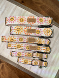 Sunshine Smiley Face Dog Collar