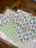 Tiki Drinks Dog Bandana