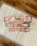 Pink Gingerbread Dreams Christmas Dog Collar