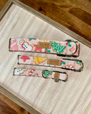 Pink Christmas Cookies Dog Collar