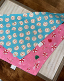 Snowmen Sugar Cookies Reversible Christmas Dog Bandana
