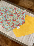 Seafood Boil Reversible Dog Bandana