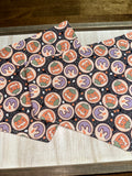 Halloween Cookies Reversible Dog Bandana
