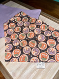 Halloween Cookies Reversible Dog Bandana