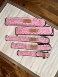 Pumpkins and Pink Bows Dog Collar