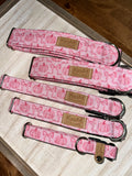 Pumpkins and Pink Bows Dog Collar