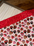 Chocolate Strawberries Valentine's Day Dog Bandana