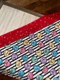 Anti Valentine's Day / Conversation Hearts Dog Bandana