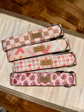 Light Pink X's / Valentine's Day Dog Collar