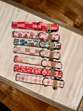 Light Pink X's / Valentine's Day Dog Collar