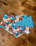 Rainbow Butterflies Dog Bandana