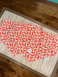 Summer Flowers Reversible Dog Bandana