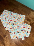 Traditional Oktoberfest Dog Bandana (Light Blue)