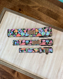 Multicolored Mushroom Dog Collar