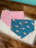 Opossums on Blue Dog Bandana