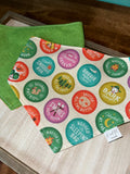 Bright Dog Scout Badges Dog Bandana