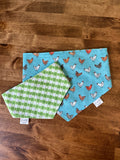 Spring Chickens Reversible Dog Bandana