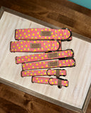 Lemons on Pink Dog Collar