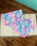 Pastel Tie Dye Dog Bandana