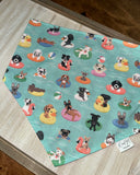 Dogs on Floats Dog Bandana