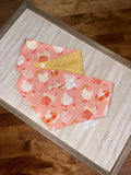 Summer Chickens Reversible Dog Bandana