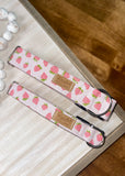 Strawberry Stripes Dog Collar