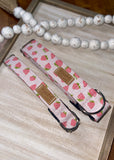 Strawberry Stripes Dog Collar