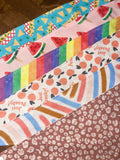 Pride Stripes Reversible Rainbow Dog Bandana