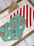 Christmas Chickens Dog Bandana