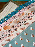 Pink Trick or Treat Reversible Dog Bandana