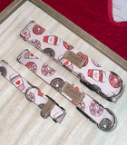 Coffee and Donuts Valentines Day Dog Collar