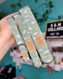 Sage Reindeer Dog Collar