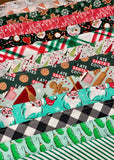 Retro Santa Reversible Dog Bandana