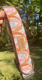 Earth Tone Watercolor Rainbow Dog Collar