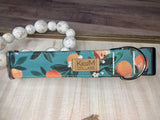 Georgia Peaches Dog Collar