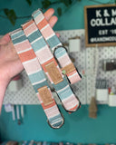 Valentines Day Stripes Dog Collar