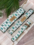 Christmas Pines Dog Collar