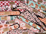 Coffee and Donuts Valentines Day Dog Collar