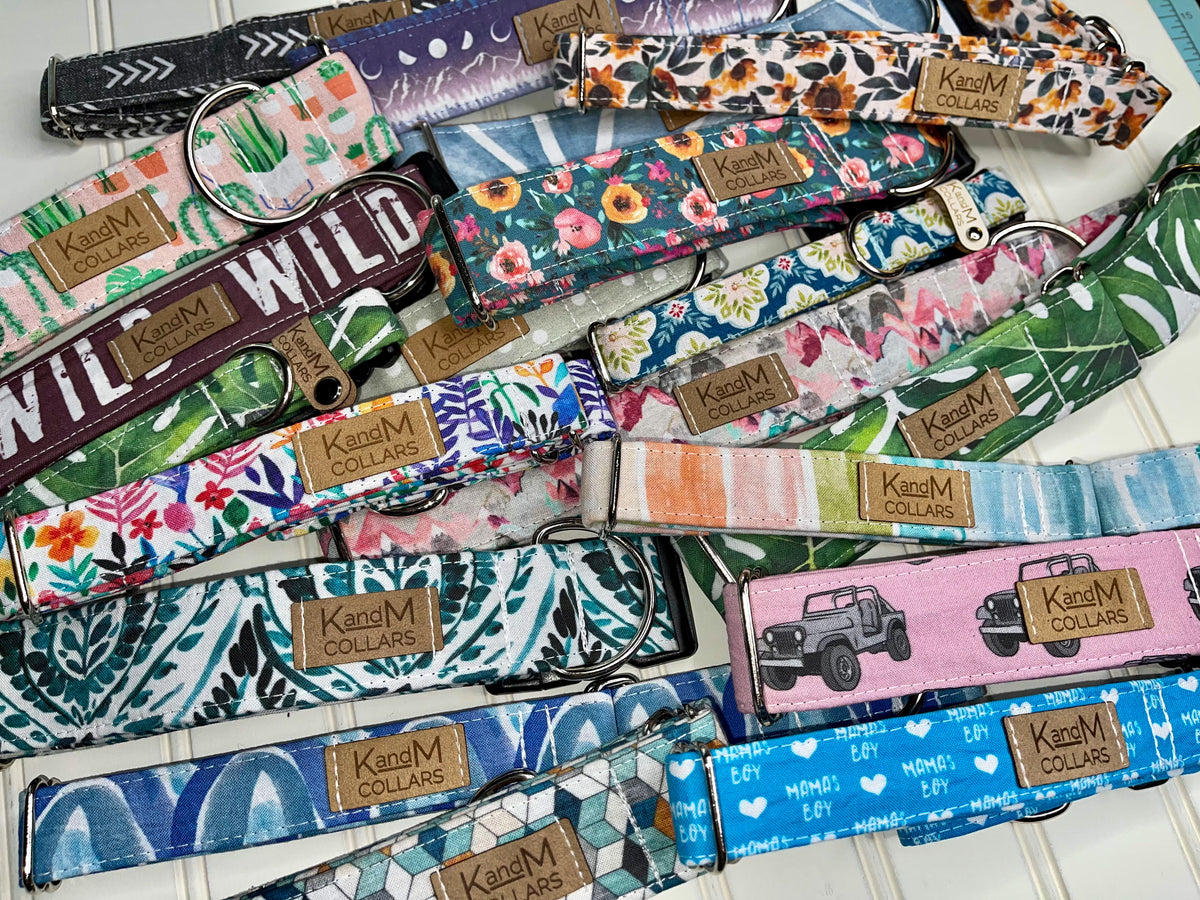 Fabric Collars K and M Collars
