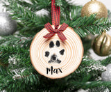 Pearhead Wooden Pawprints Ornament