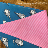 Opossums on Blue Dog Bandana