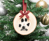 Pearhead Wooden Pawprints Ornament