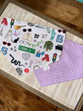 Periwinkle TS Icon Eras Reversible Dog Bandana