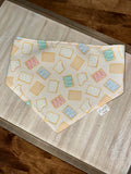 Toaster Pastry Reversible Dog Bandana