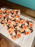 Witchy Webs Reversible Dog Bandana