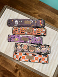 Purple Spooky Halloween Dog Collar