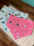 Dog Snow Angels Reversible Dog Bandana