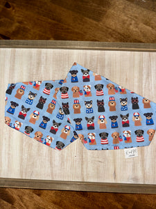 Patriotic Pups Reversible Dog Bandana