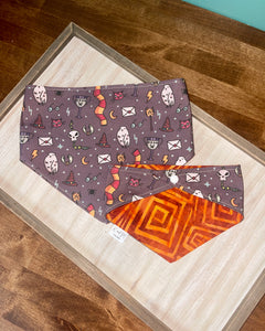 Witches and Wizards Reversible Dog Bandana